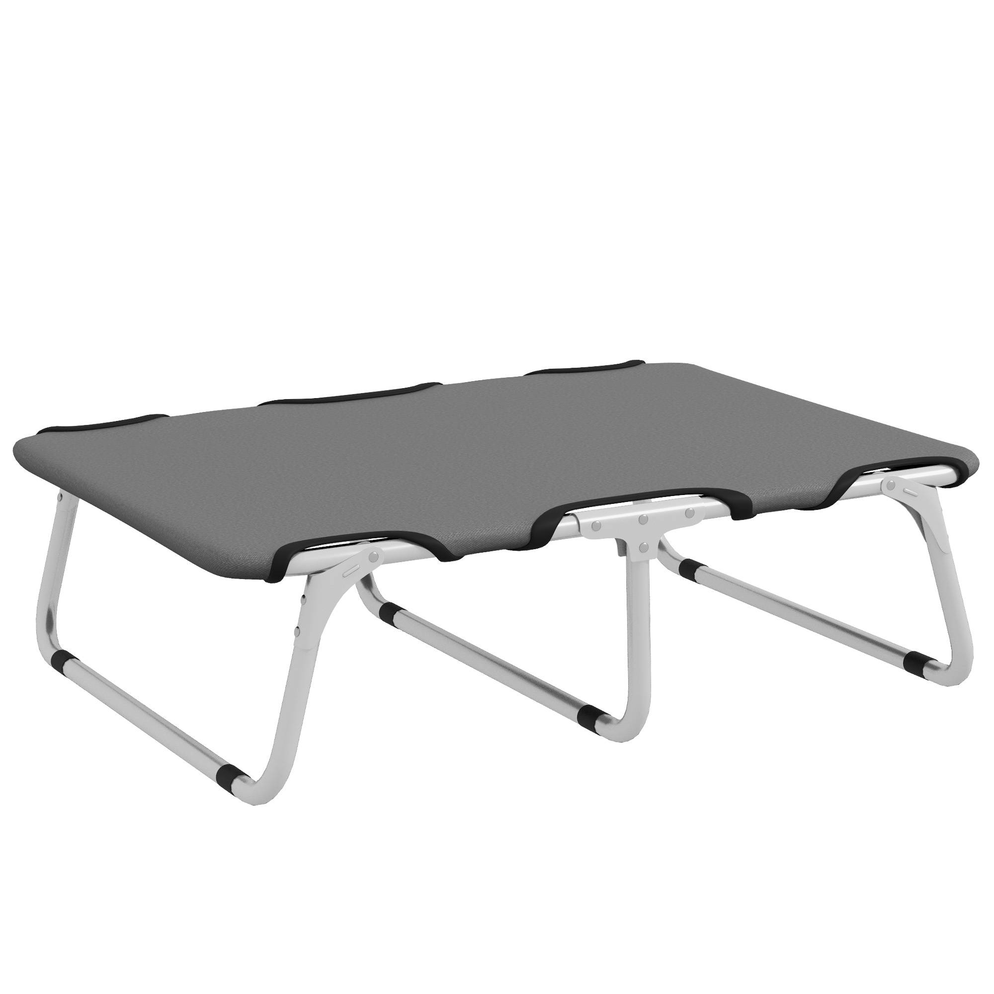 ComfortXL - Lit pliable pour chien Oxford 600D 71 x 58 x 20 cm gris voyage couchage surélevé robuste et respirant - Image 10