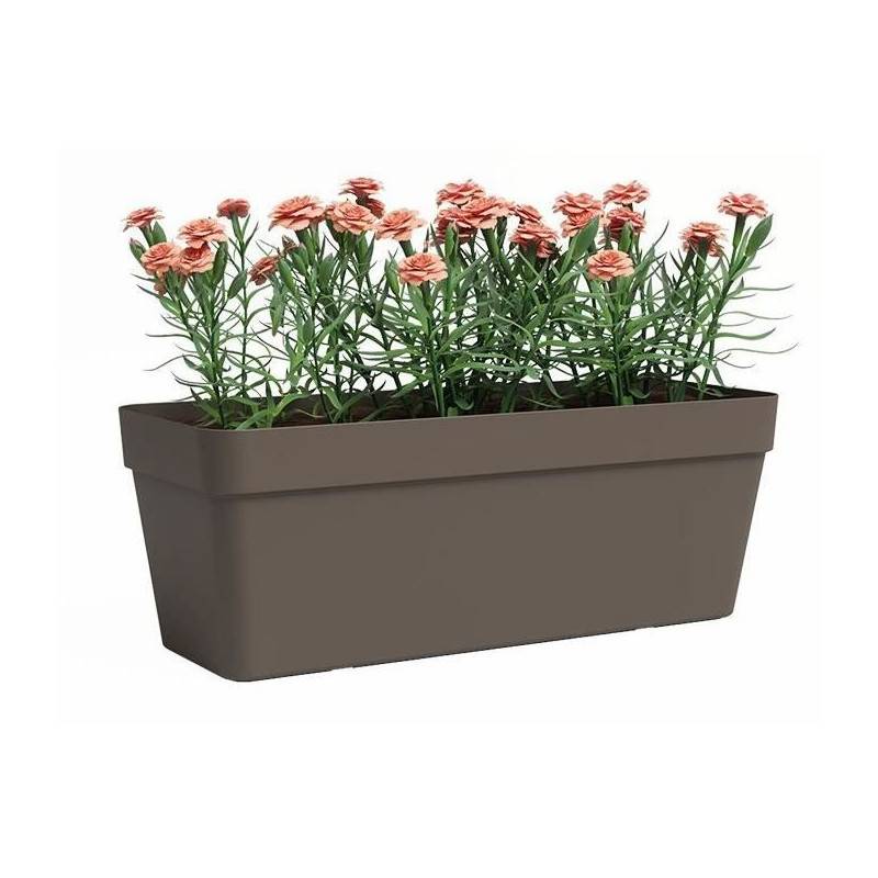 Jardiniere - Plastique - Bronze - Rectangulaire - L49,9 X P20 X H18,1cm - Artevasi - Image 2