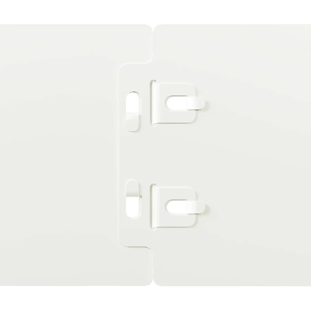 Bordure Massif Acier Laminé Souple Délimitation Espaces Verts 103x10cm Blanc - ComfortXL Outdoor Living - Image 7