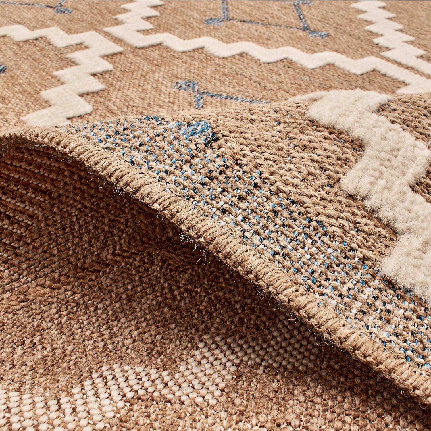 Autre - Tapis intérieur et extérieur en polypropylène marron 200x290cm - Image 3