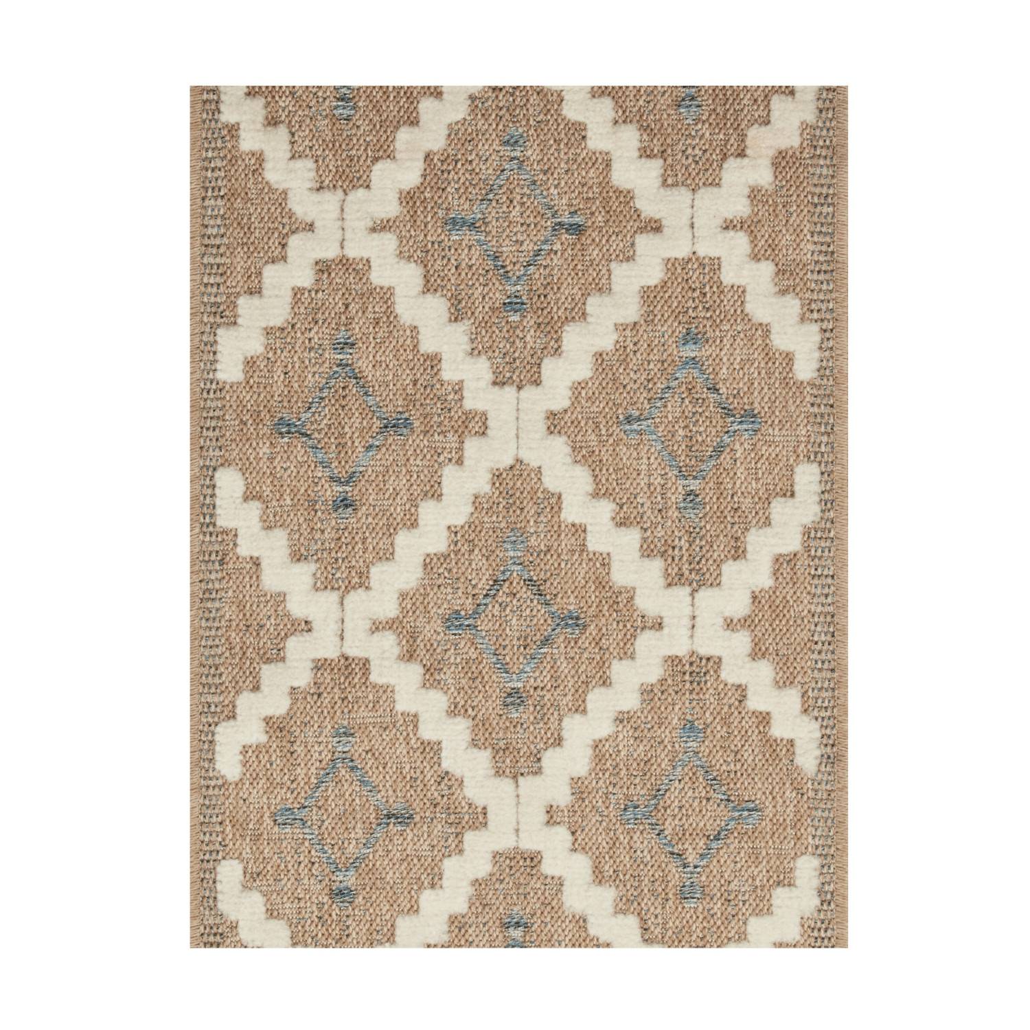 Autre - Tapis intérieur et extérieur en polypropylène marron 200x290cm - Image 1