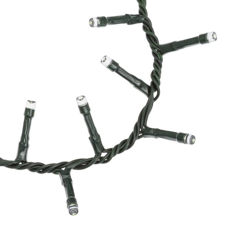 Lotti - Guirlande lumineuse Boa 6CM 15M 750 LED ambré lumière fixe câble vert Lotti - Image 6