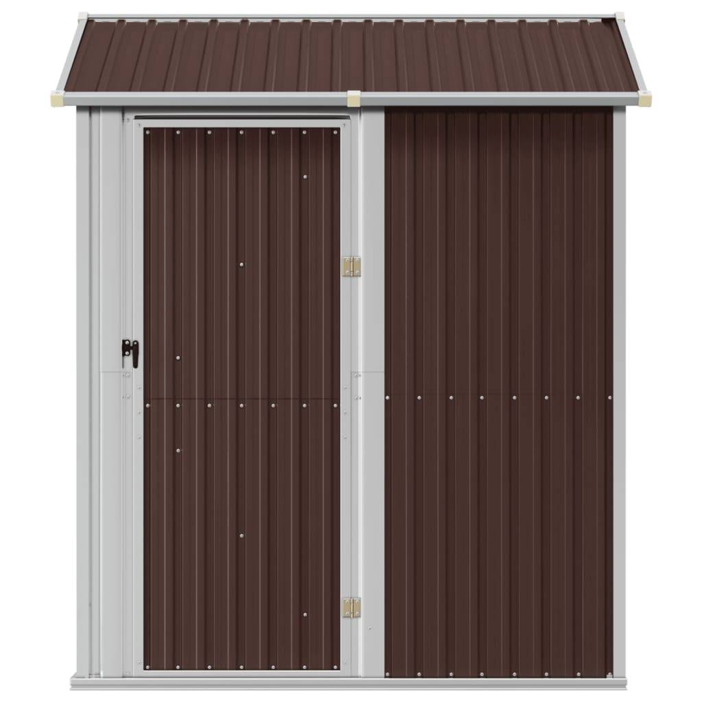 Vidaxl - Abri de jardin marron 192x152,5x237 cm acier galvanisé vidaXL 364532 - Image 10