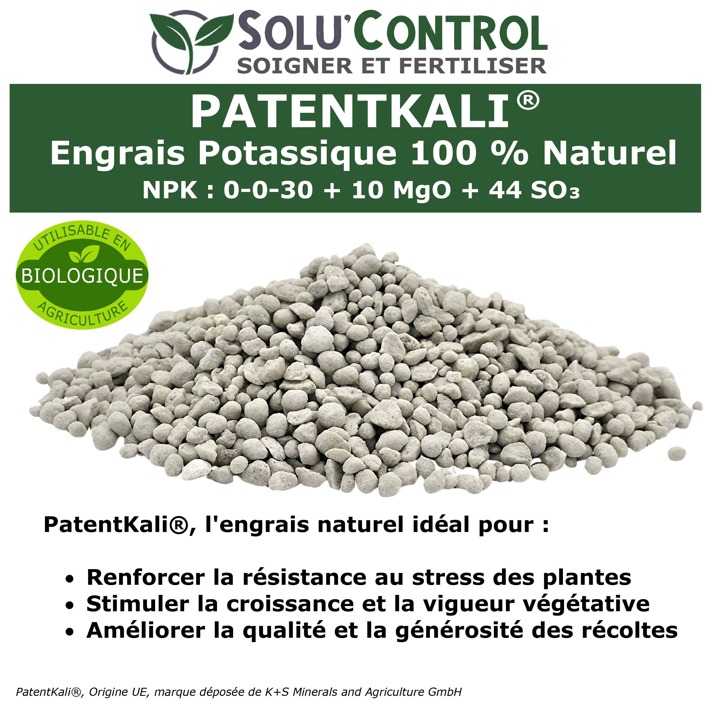 SOLU’CONTROL - 4 kg de PatentKali® – Engrais Potassique 100% Naturel - Image 4