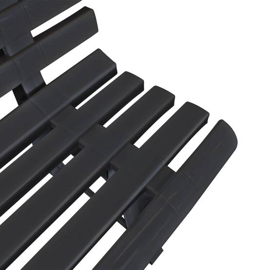 ComfortXL - Banc de Jardin 3 Places Plastique Durable et Léger Anthracite 145 cm – ComfortXL Outdoor Living - Image 4