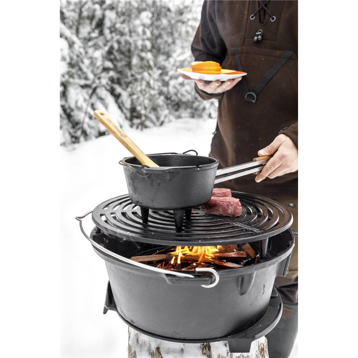 Marmite Petromax 5.5L fonte avec pieds - Image 5