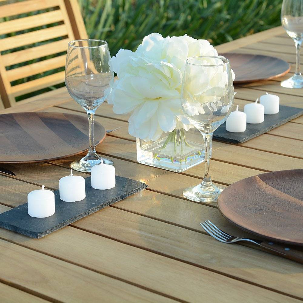 Salon de jardin teck massif Valdemoro, 6 places - TECK'Attitude - Image 3