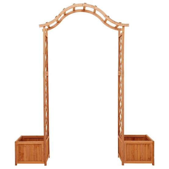 Maison Chic - Pergola de jardin, arche de jardin avec jardinière Bois pin massif MP623 - Image 4