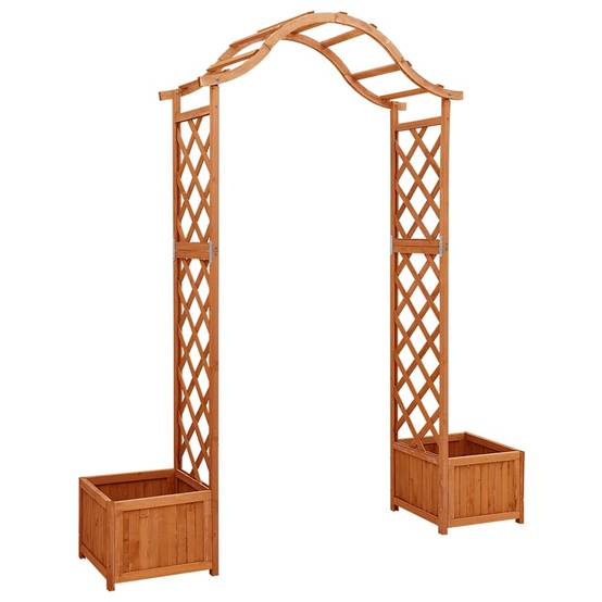 Maison Chic - Pergola de jardin, arche de jardin avec jardinière Bois pin massif MP623 - Image 1