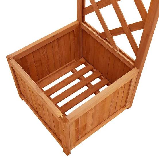 Maison Chic - Pergola de jardin, arche de jardin avec jardinière Bois pin massif MP623 - Image 6