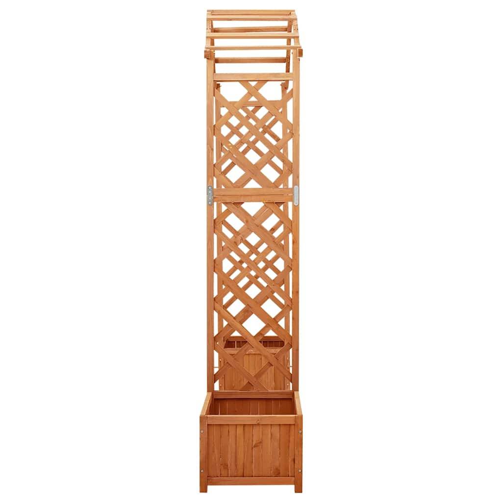 Maison Chic - Pergola de jardin, arche de jardin avec jardinière Bois pin massif MP623 - Image 5