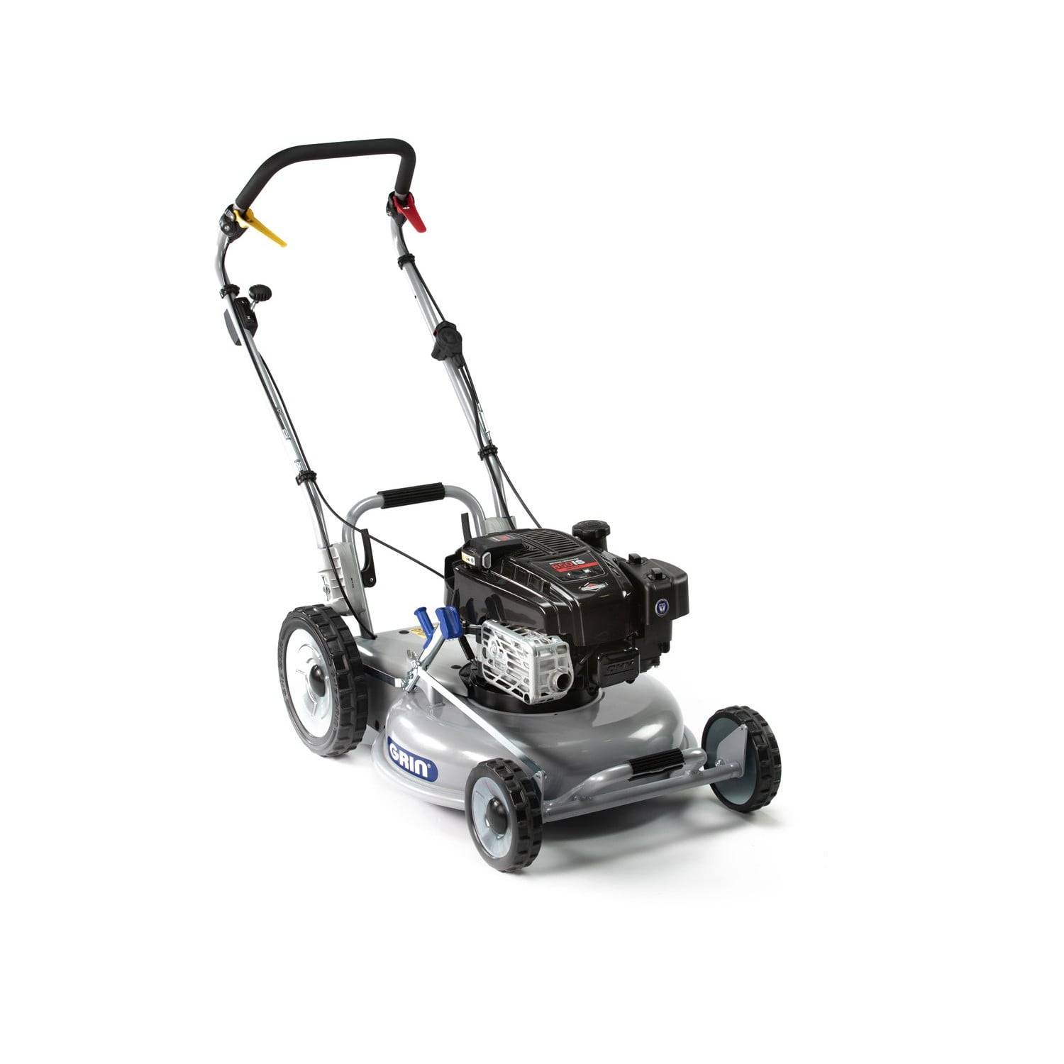 Grin - Tondeuse à gazon mulching professionnelle 53 cm, démarrage électrique, 190 cm³ Briggs Stratton - GRIN PM53A-INST - Image 4