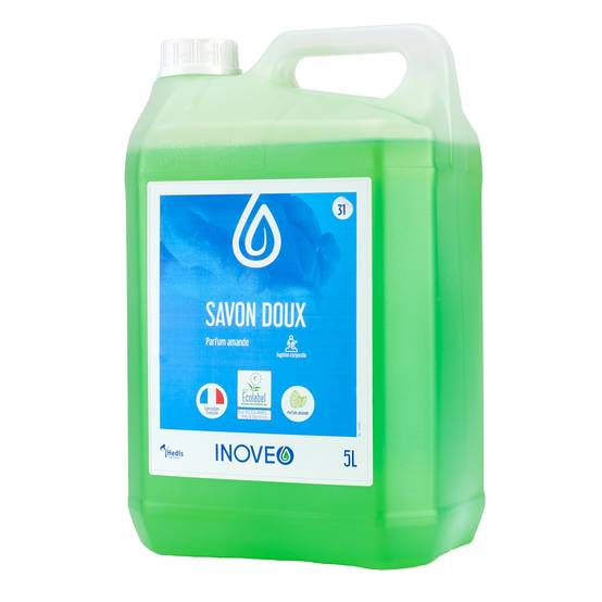 Inoveo savon doux ecolabel - Lot de 4 Colis de 2 bidons de 5L - Christeyns
