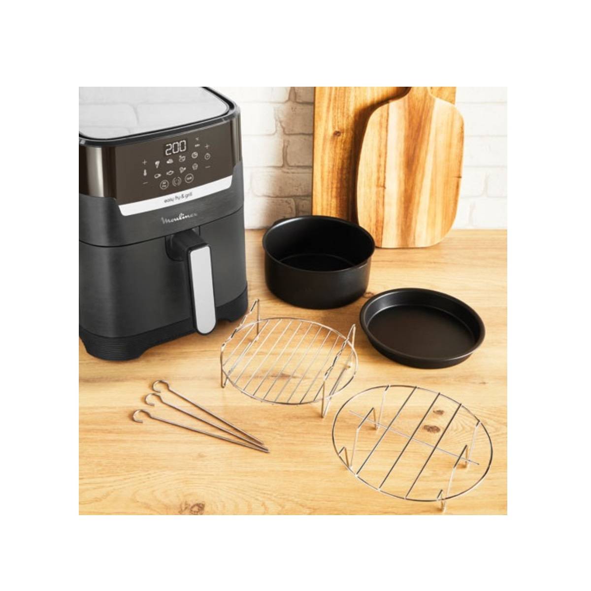 Moulinex - Friteuse sans huile 4.2l 1400w noir EZ505810 Moulinex - Image 3