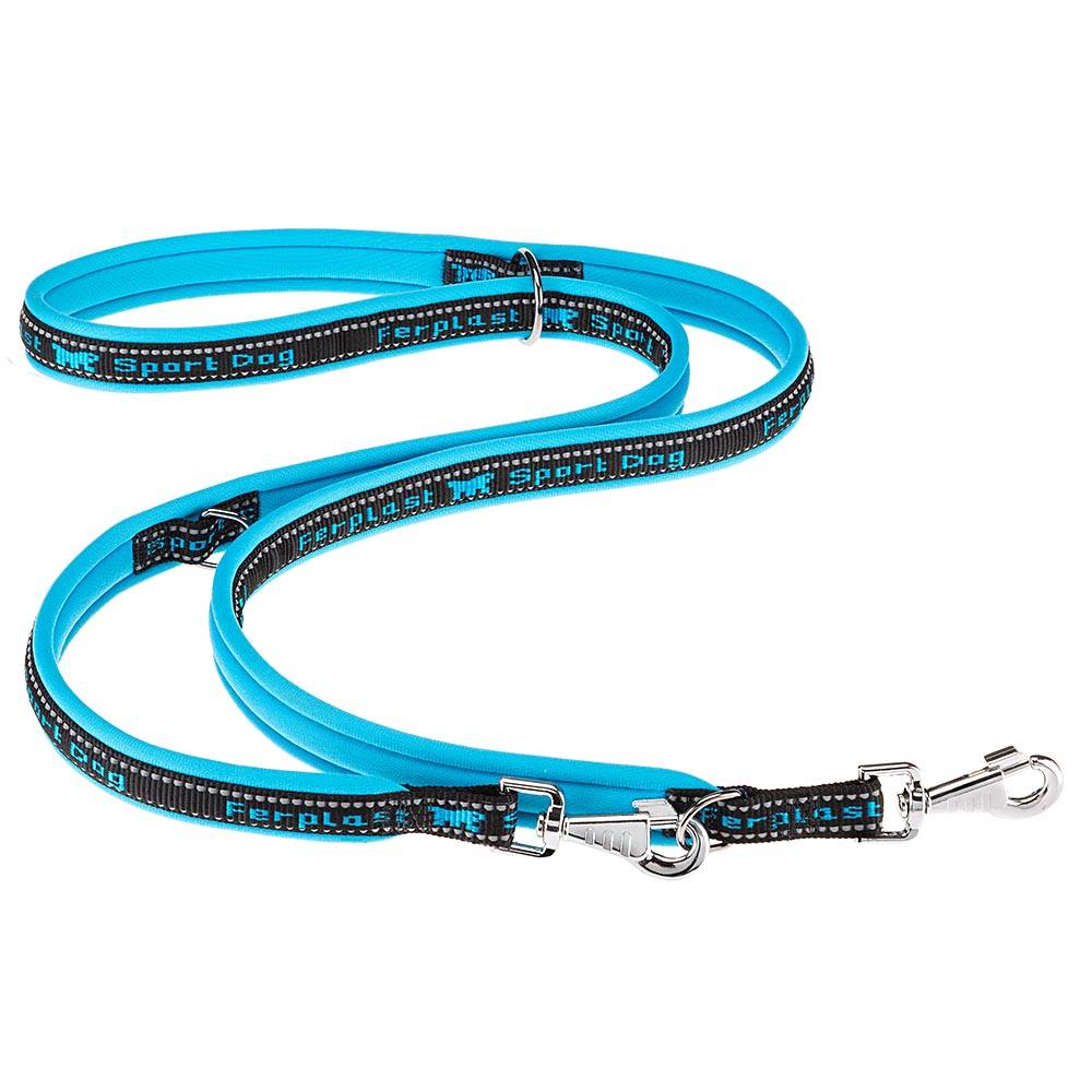 Ferplast - Ferplast Laisse chien SPORT DOG, Laisse de dressage pour chien de taille grande, Poignée rembourrée, Mousqueton en métal, Coutures réfléchissantes, - Image 1