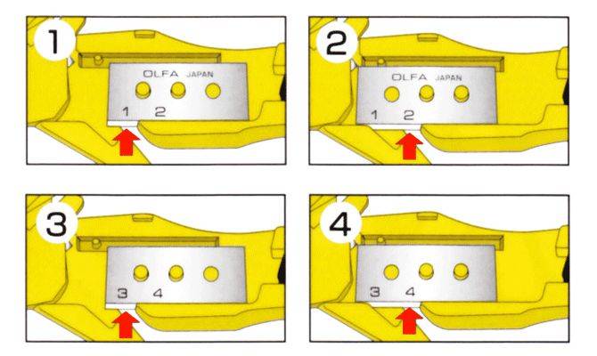 10 lames de cutter SKB-10/10B de 17,8 mm en étui - OLFA - OL20515 - Image 3