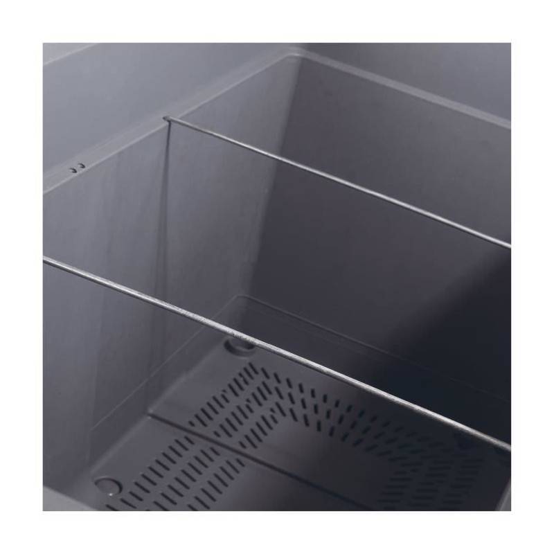 Deroma - Jardiniere Muret - Deroma - Cosmo - Anthracite - A Réserve D'eau - Roulettes - 78 Cm - Image 6