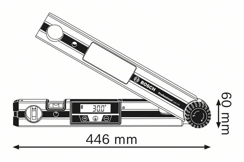 Bosch - Mesureur d'angles BOSCH GAM 220 - 0601076500 - Image 2