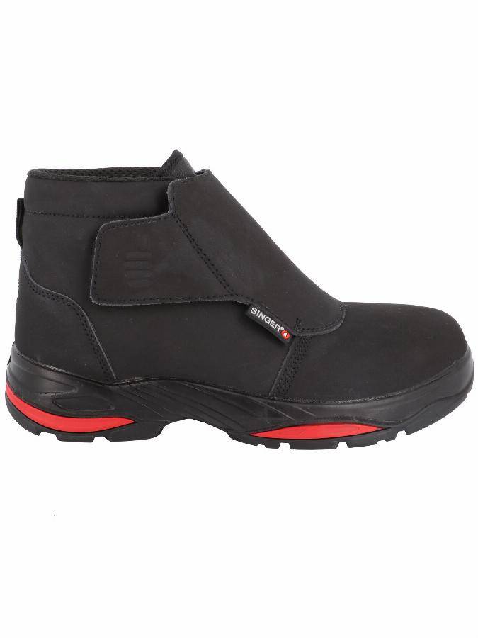 Chaussure de sécurité SINGER haute - Cuir nubuck - S3 SRC HRO - Taille 42 - ETNA42 - Image 1