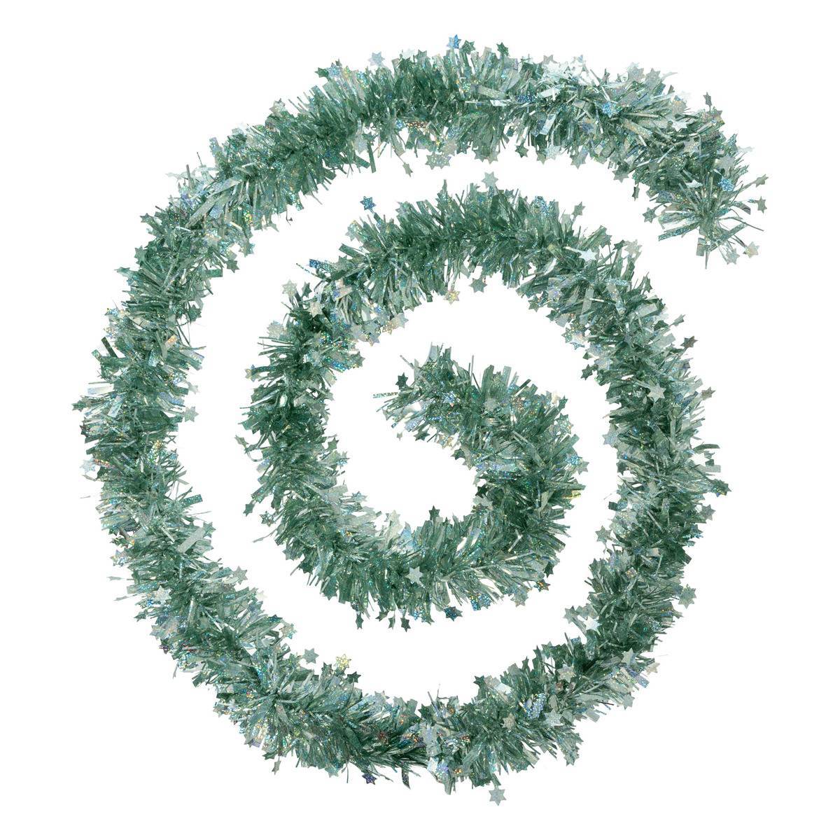 Guirlande de Noël étoile 100x6x2m vert amande ATMOSPHERA CREATEUR D'INTERIEUR - Image 1