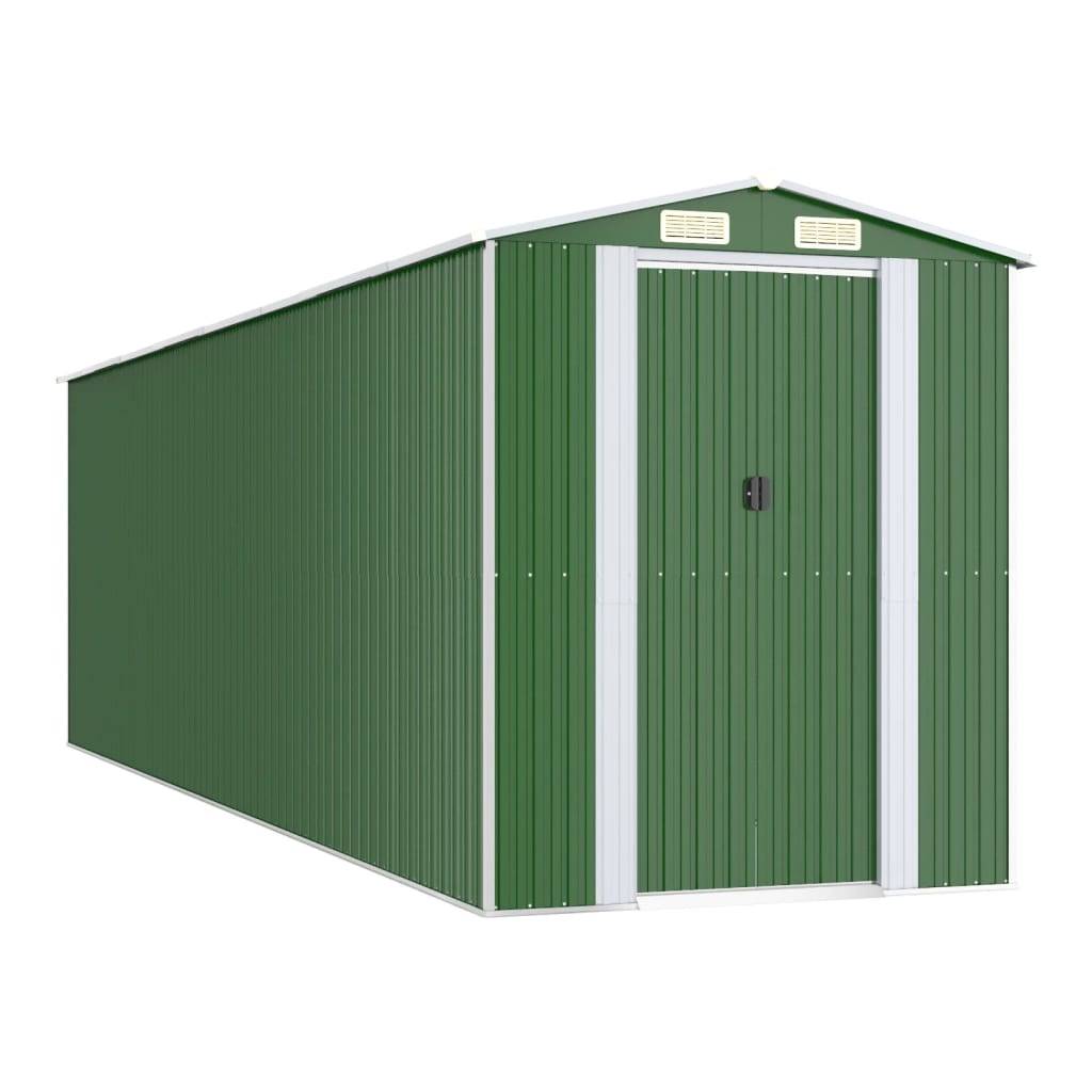 Vidaxl - Abri de jardin Vert 192x689x223 cm Métal galvanisé vidaXL 3147433 - Image 2