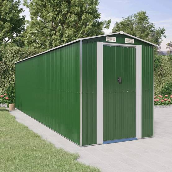 Vidaxl - Abri de jardin Vert 192x689x223 cm Métal galvanisé vidaXL 3147433 - Image 1