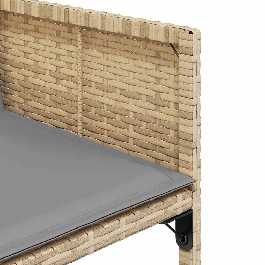 Chaise bois composite 4 places rotin beige  50,5 x 54 x 79 cm  - Prolenta premium  p3100.3 - Image 9