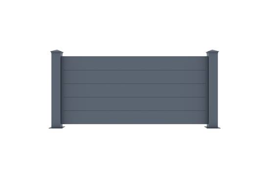 Casanoov Lot de 2 kits de clôture aluminium NIESEN H.90 cm - kits complet 3.8m - Image 3