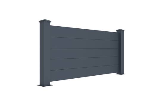 Casanoov Lot de 2 kits de clôture aluminium NIESEN H.90 cm - kits complet 3.8m - Image 5