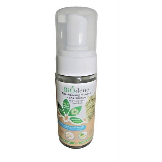 Francodex - Shampooing mousse sans rinçage 125 ml, pour chats - Image 2