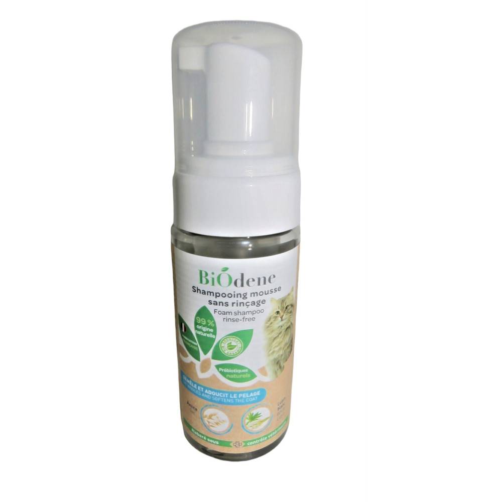 Francodex - Shampooing mousse sans rinçage 125 ml, pour chats - Image 2