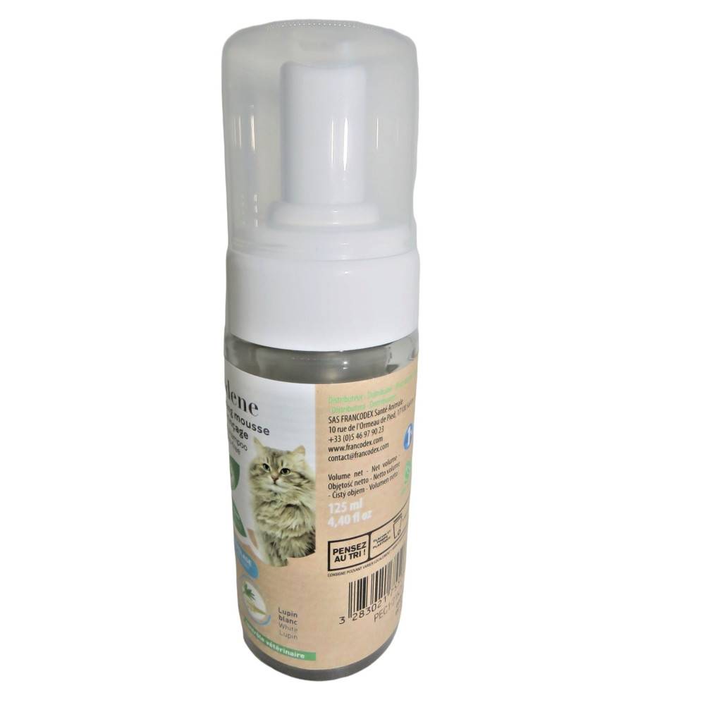 Francodex - Shampooing mousse sans rinçage 125 ml, pour chats - Image 4