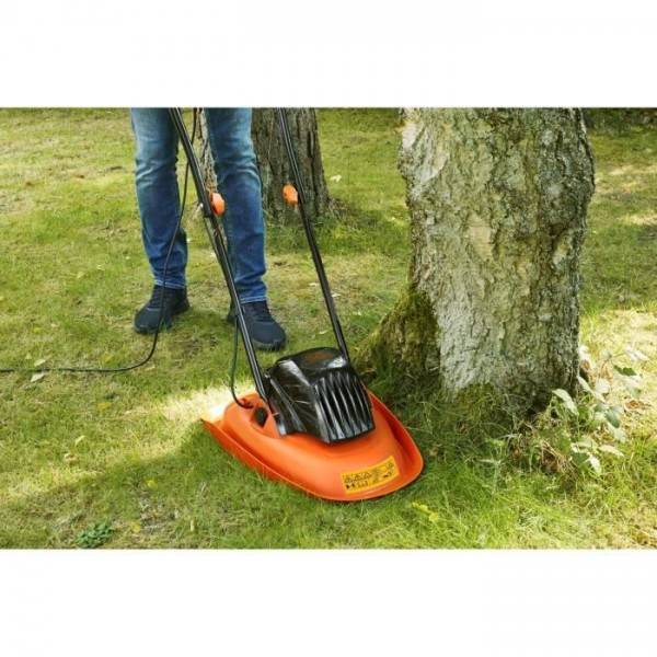 Tondeuse a Gazon   électrique sur coussin d'air 1200W 30cm de coupe BLACK+DECKER BEMWH551-QS - 6 lames, 3 réglages de hauteur de coupe - Image 2