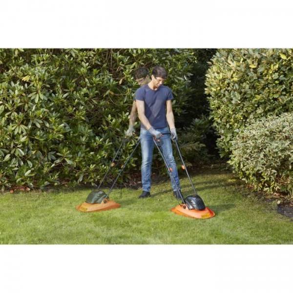 Tondeuse a Gazon   électrique sur coussin d'air 1200W 30cm de coupe BLACK+DECKER BEMWH551-QS - 6 lames, 3 réglages de hauteur de coupe - Image 5