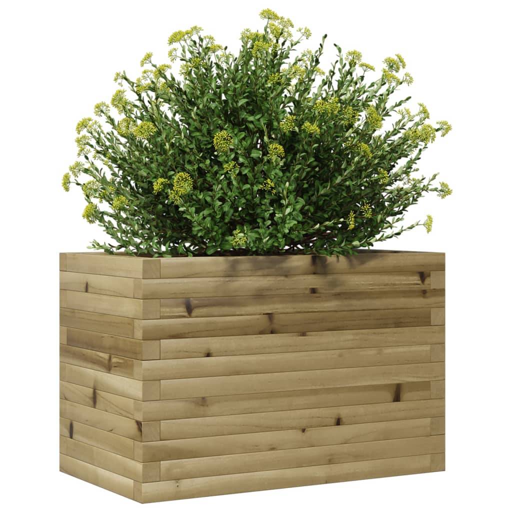 Jardinière en bois de pin traité autoclave pour jardin 70x40cm – ComfortXL Outdoor Living - Image 4