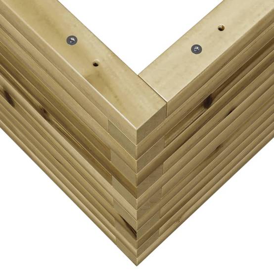 Jardinière en bois de pin traité autoclave pour jardin 70x40cm – ComfortXL Outdoor Living - Image 8