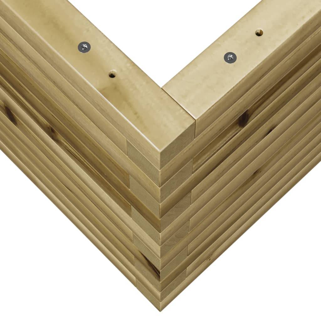 Jardinière en bois de pin traité autoclave pour jardin 70x40cm – ComfortXL Outdoor Living - Image 8
