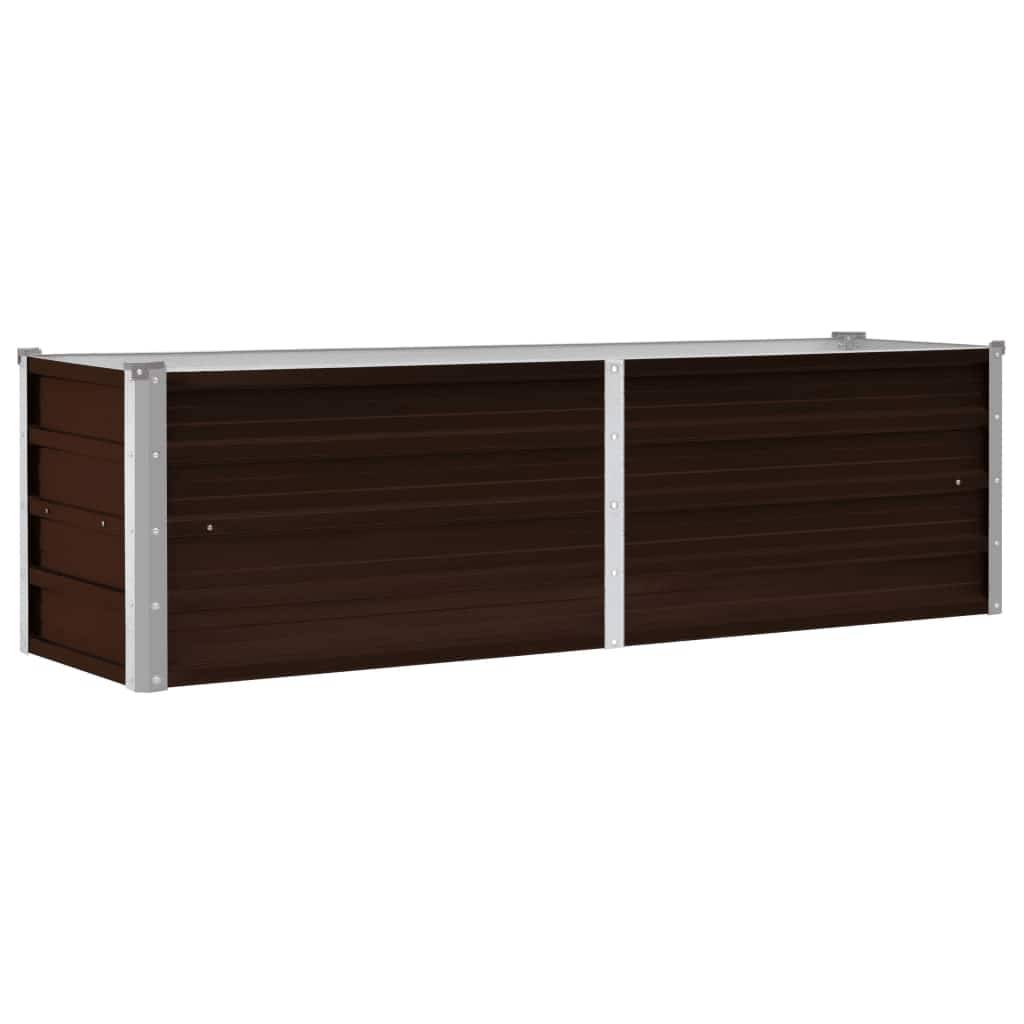 Prolenta Premium - Jardinière acier marron  160 x 40 x 45 cm  - Prolenta premium p328.5 - Image 1