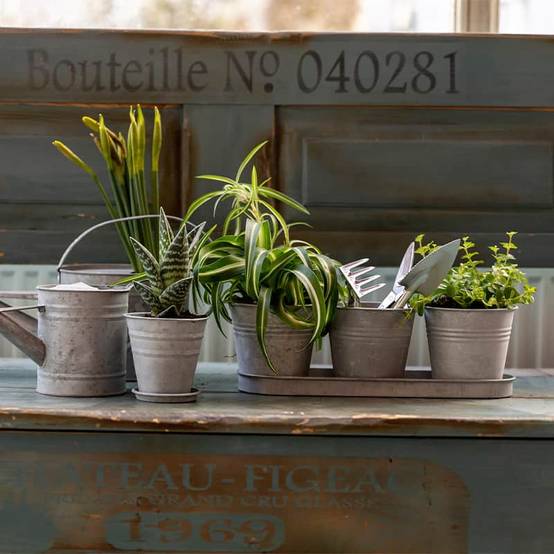Esschert Design - Pot de fleurs Zinc 12 cm - Esschert Design - Image 3