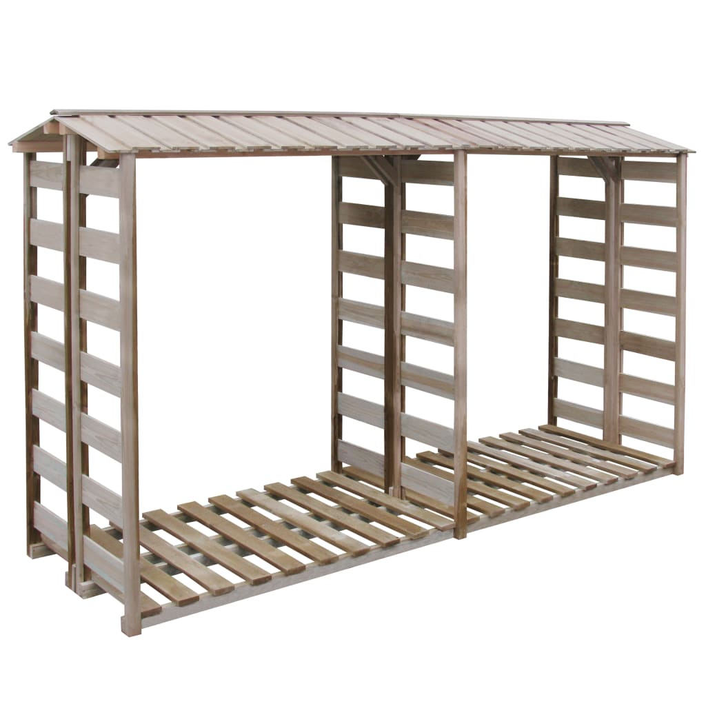 Vidaxl - Abri de stockage du bois de chauffage 300x90x176cm Pin imprégné - vidaXL - Image 2