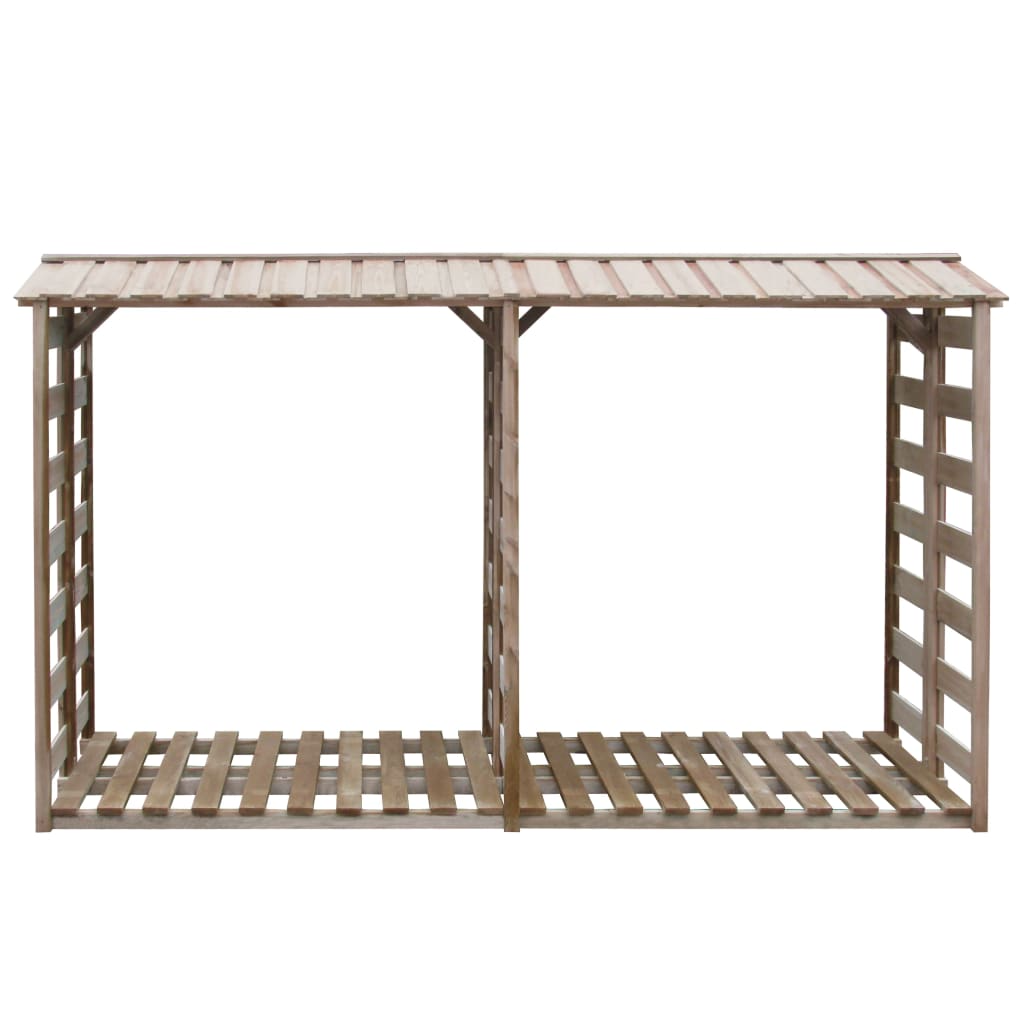 Vidaxl - Abri de stockage du bois de chauffage 300x90x176cm Pin imprégné - vidaXL - Image 1