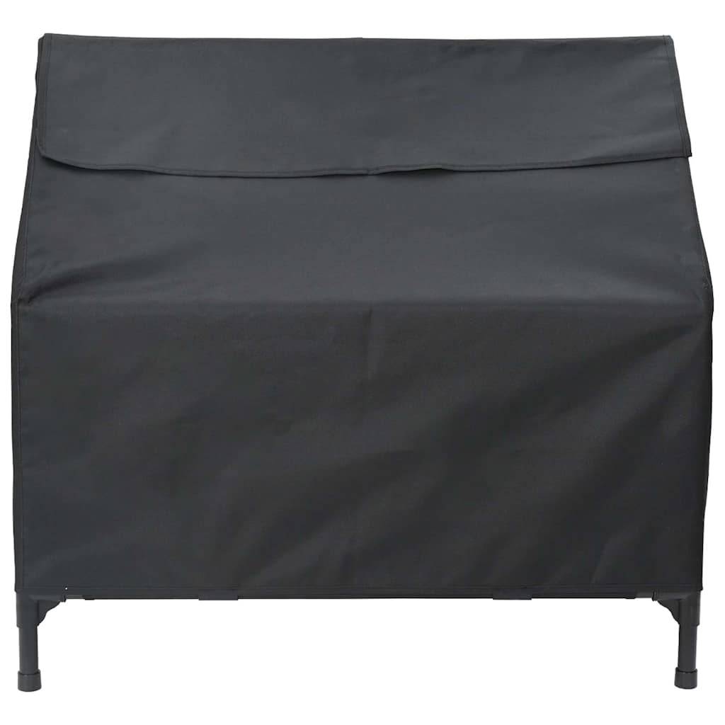 Niche pour chien tissu Oxford étanche et acier pour intérieur et extérieur Noir – ComfortXL Pet Living - Image 5
