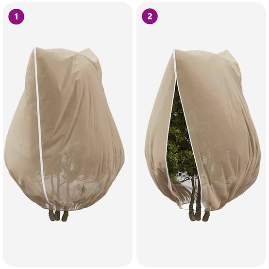 PANGIVO - Housses de protection hivernale tissu non tissé beige 350 x 350 x 250 cm - PANGIVO - Image 9