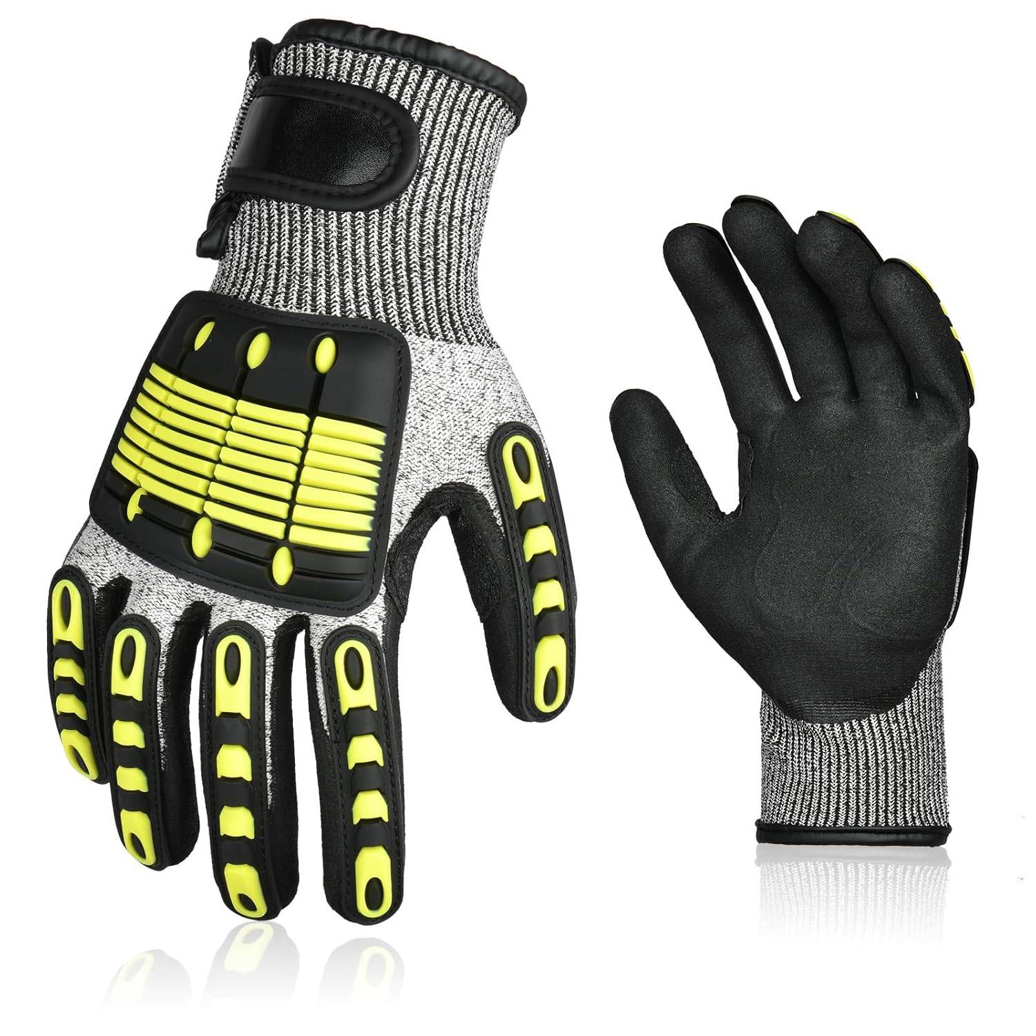 Gants de Sécurité Anti-Coupure, Résistants aux Abrasions pour Mécanicien, Jardinage, Logistique et Travaux Manuels - Taille L-Lytech - Image 1