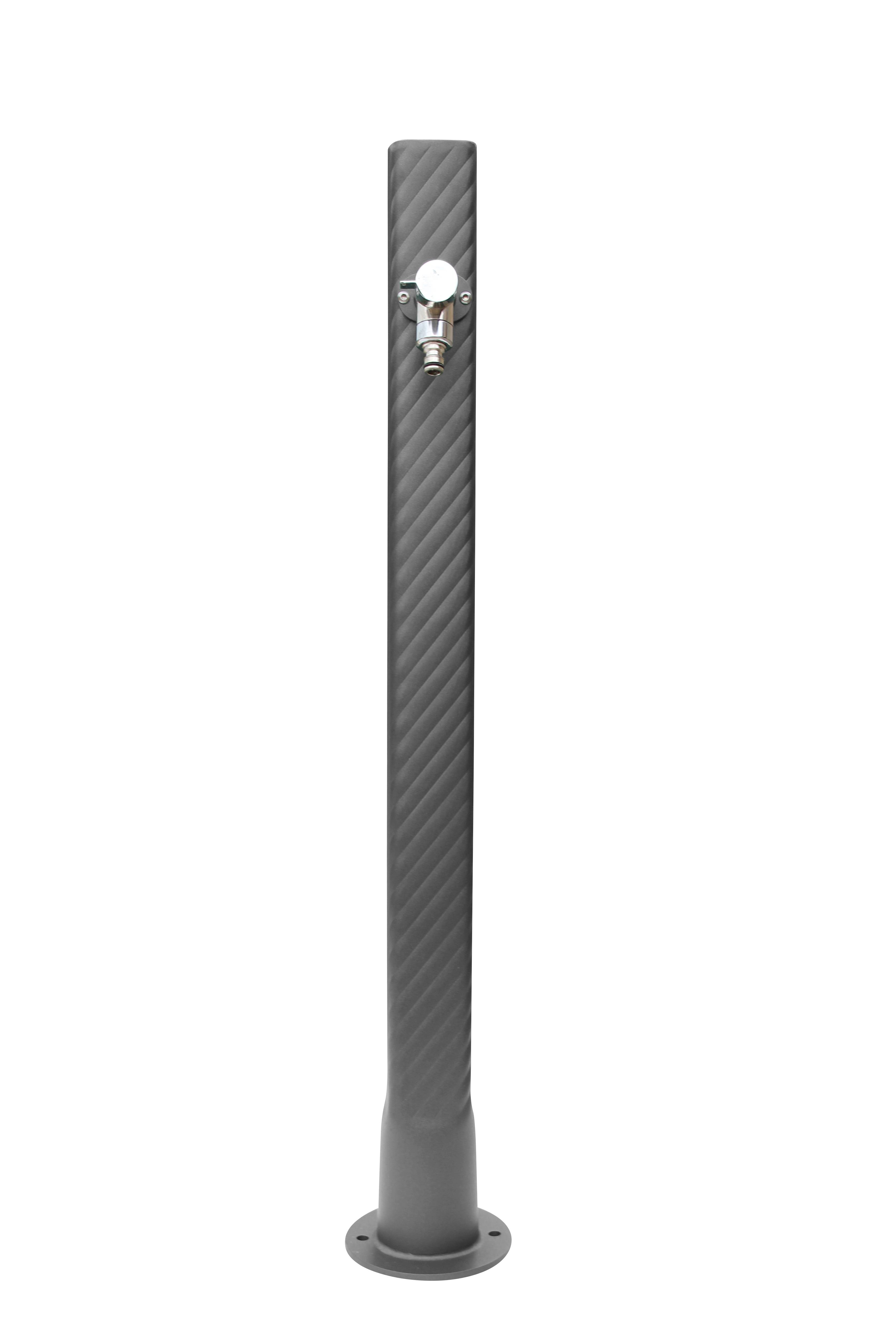 Fontaine borne téthys gris 4111 avec robinet rounded Dommartin H. 95cm X L. 15cm - Image 1