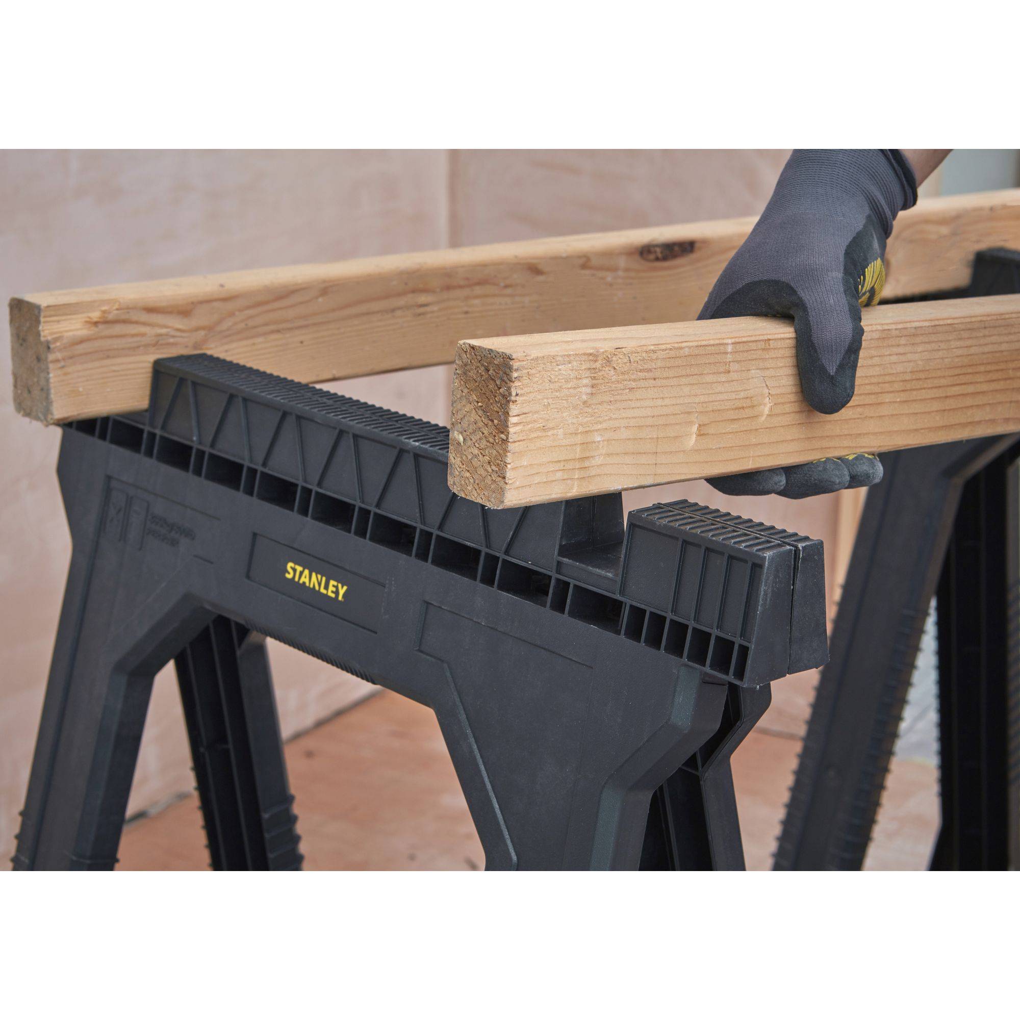 stanley - STANLEY lot de 2 Treteaux pliables Junior Set 362kg STST1-70355 - Image 5