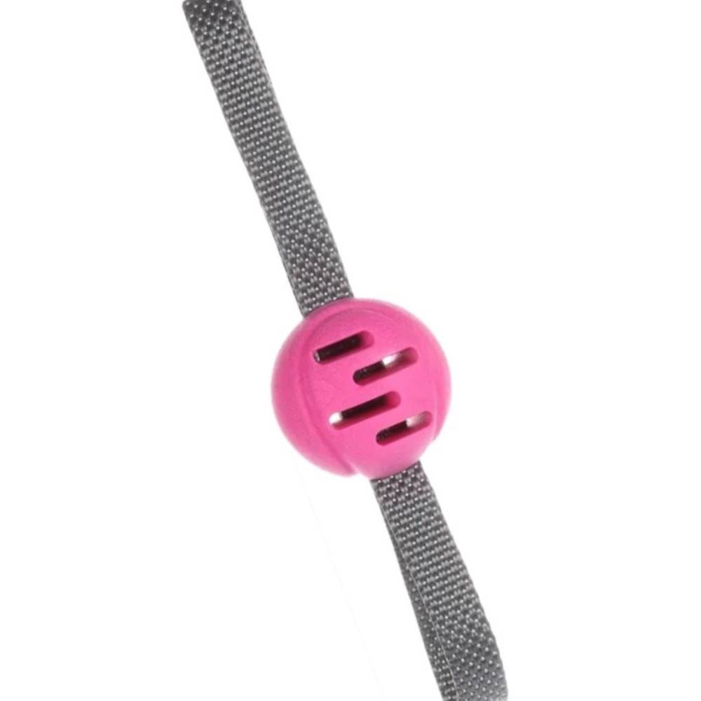 Animallparadise - jeux balle rose avec poignées,  TPR, ø 6.5 cm, pour chien - Image 1