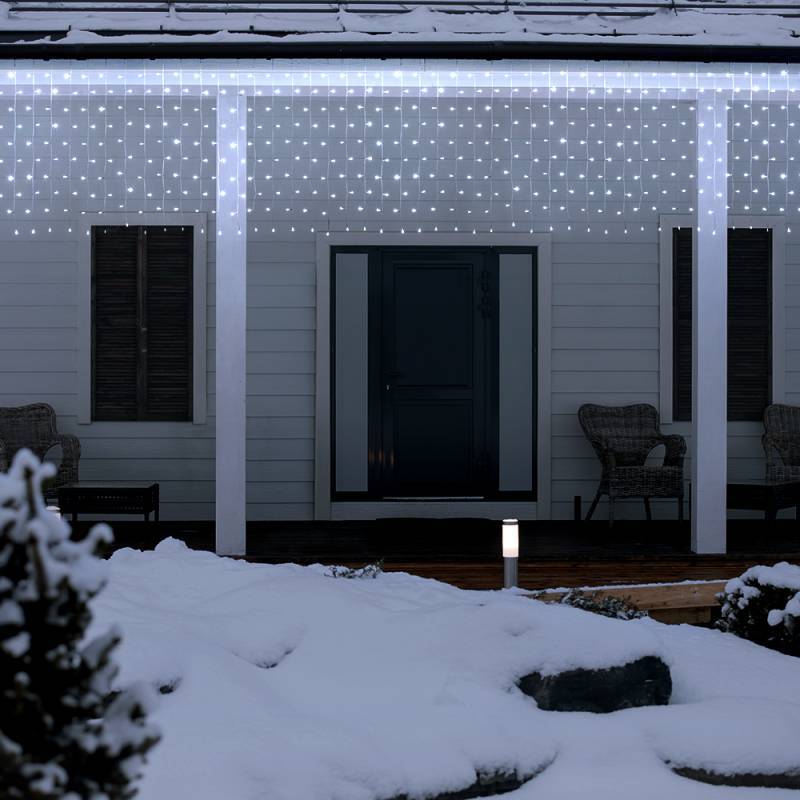 Lotti - Rideau lumineux grande largeur 10M 1000 LED blanc froid 8 modes 31V Lotti - Image 6