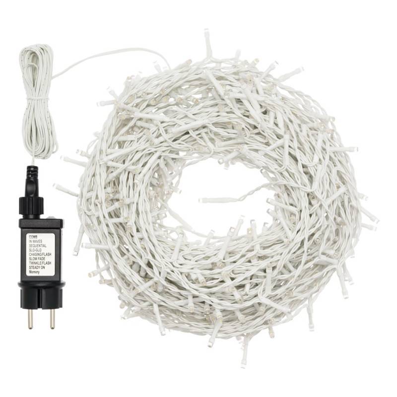 Lotti - Rideau lumineux grande largeur 10M 1000 LED blanc froid 8 modes 31V Lotti - Image 3