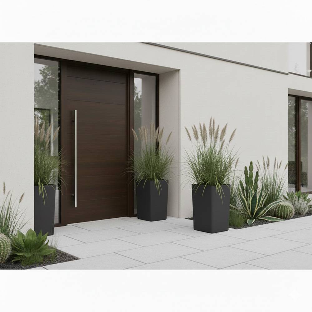 Pot de fleur carré suerte h 67 cm-plast'up rotomoulage - Image 3